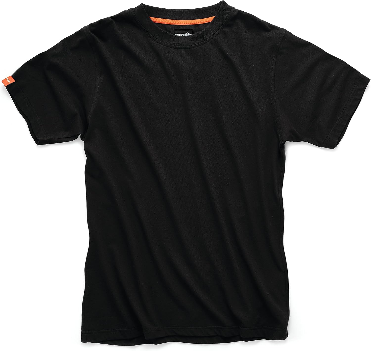 Scruffs Mens Eco Black Worker T-Shirt, Black, L UK