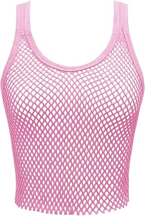 fishnet vest womens