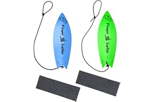 FOHYLOY Miniatur Surfboard, Mini Fingerspitzen Surfbrett, Stressabbau Surfbrett Spielzeug Deck Finger Surfbrett Kreatives Surfspielzeug überall und jederzeit für Kinder Jugendliche (Farbe A)