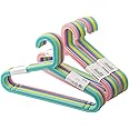 IKEA BAGIS Children's Clothes Hangers, Mixed Pastel Colours, Set of 24