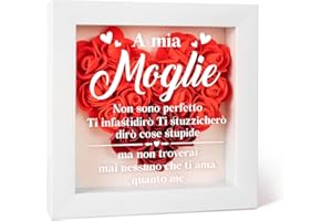 APJIELOP Regalo Moglie Natale, Regalo per Moglie, Regalo Compleanno Moglie, Regali per Lei, Regali Anniversario Matrimonio Festa della Donna Natale San Valentino, Idee Rosa Eterna