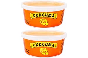 MAISON RAMA - Ile de la Réunion - Epices : (Lot de 2, Curcuma en pot 100g)