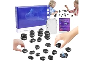 Gesellschaftsspiele Magnetspiel, SUNtoys Spiele Kinder Ab 9 10 11 12 13 14 Jahre Spiel Kinderschachspielzeug Geschenk Jungen 9-12 Jahre Puzzle Checkers Spiel (Geometrische Form)