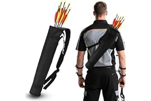 YYWEi Köcher für Pfeile Bogenschießen Quiver Rücken und Hüfte Köcherhalter für Compound Recurve Bogen Praxis Ziel Jagd