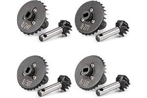 COBRACRAWLER Set di ingranaggi elicoidali Overdrive Underdrive 24/8T 27/8T 30/8T 33/8T per assale Axial SCX10 AR44 AR45 Capra VS4-10 F9 Phoenix F10 (30T 8T)