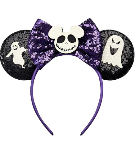 Glitzer-Mausohren-Stirnband Mit Pailletten – Für Weihnachten, Halloween & Partys