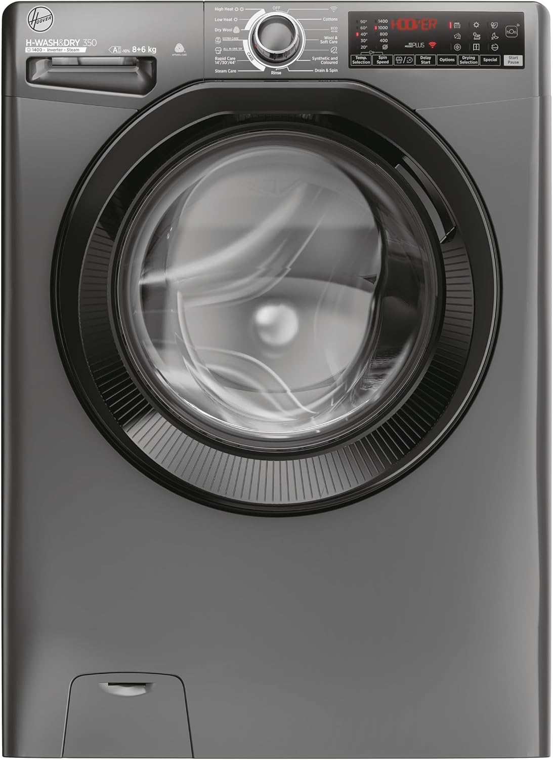 Hoover H Wash&Dry 350 9/6 kg 1600rpm Washer Dryer Graphite