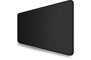 LL-COEUR Czarna, bardzo duża podkładka pod mysz Speed Gaming, 140 x 70 x 0,3 cm, XXL, wydłużona podkładka pod mysz, pod klawiaturę, PC, laptop, 1400 x 700 x 3 mm