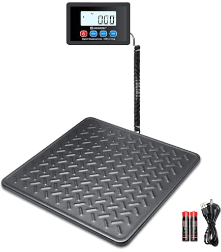 Balance Colis Numérique KUAIVO – Pèse Jusqu’à 200 Kg, Précision 10 G, Avec écran Rétroéclairé Et Fonction Tare, Parfaite Pour Envois Postaux Et Petits Commerces