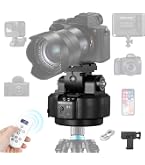 Mantona Testa panoramica motorizzata, riprese panoramiche a 360°, rotazione continua, utilizzabile con treppiedi fotografico, accessorio per fotocamere GoPro e smartphone