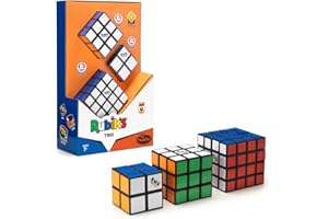 ThinkFun Zestaw upominkowy 76422: Trio, idealny zestaw upominkowy dla fanów zawiera Master 4 x 4, oryginalną kostkę 3 x 3 i Rubik's Mini 2 x 2 [dostępny wyłącznie w serwisie Amazon]