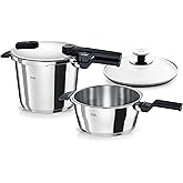Fissler Vitaquick Glossy Pressure Cooker 6+3.5 Liter