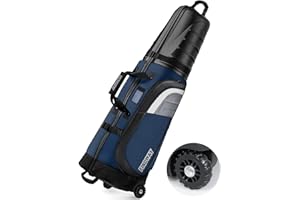 Sac de Voyage pour Clubs de Golf Findway avec Roues, en Tissu Oxford 1680D Résistant à l'eau, Coque Rigide en ABS, Durable et étanche, Idéal pour Les Voyages et Les Vols de Golf pour Hommes et Femmes