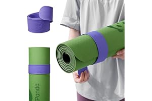 Slim Panda Fascia per Materassini Yoga, Porta Tappetino Yoga, Mantiene il Tappetino Yoga Arrotolato in Pochi Secondi, Si Adatta Alla Maggior Parte dei Tappetini Yoga (60 cm Lx 5 cm W)