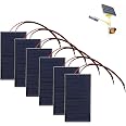 Micro Panneaux Solaires 3V 0,27W – Lot De 6 Cellules Polycristallines 62x36 Mm – Pour Projets DIY, Science, Jouets - 4
