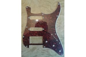 ZAMBELLI BATTIPENNA STRATOCASTER ROSSO TORTOISE H-S-S