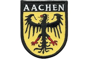FAN-OMENAL AUFNÄHER - Aachen - 00428 - Gr. ca. 6 x 7,5 cm - Patches Stick Applikation