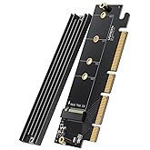 محول SSD NVMe M.2 متوافق مع Ugreen PCIe 4.0 x4 x8 x16 بسرعة 64 جيجابت في الثانية