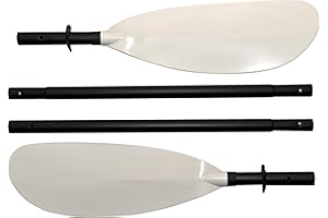 H2O KAYAKS H2o White Camp Pagaie de kayak 4 parties 220 cm