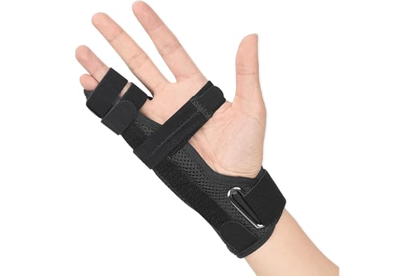 Apasiri Pinky Finger Finger Ferrule 4:e eller 5:e finger för boxare fraktur, artrit, tendinit, metakarpalstöd för vänster eller höger hand, M