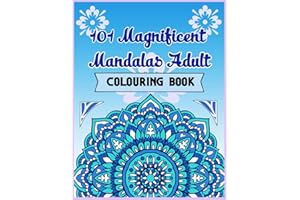 101 magnificent mandalas adult colouring book