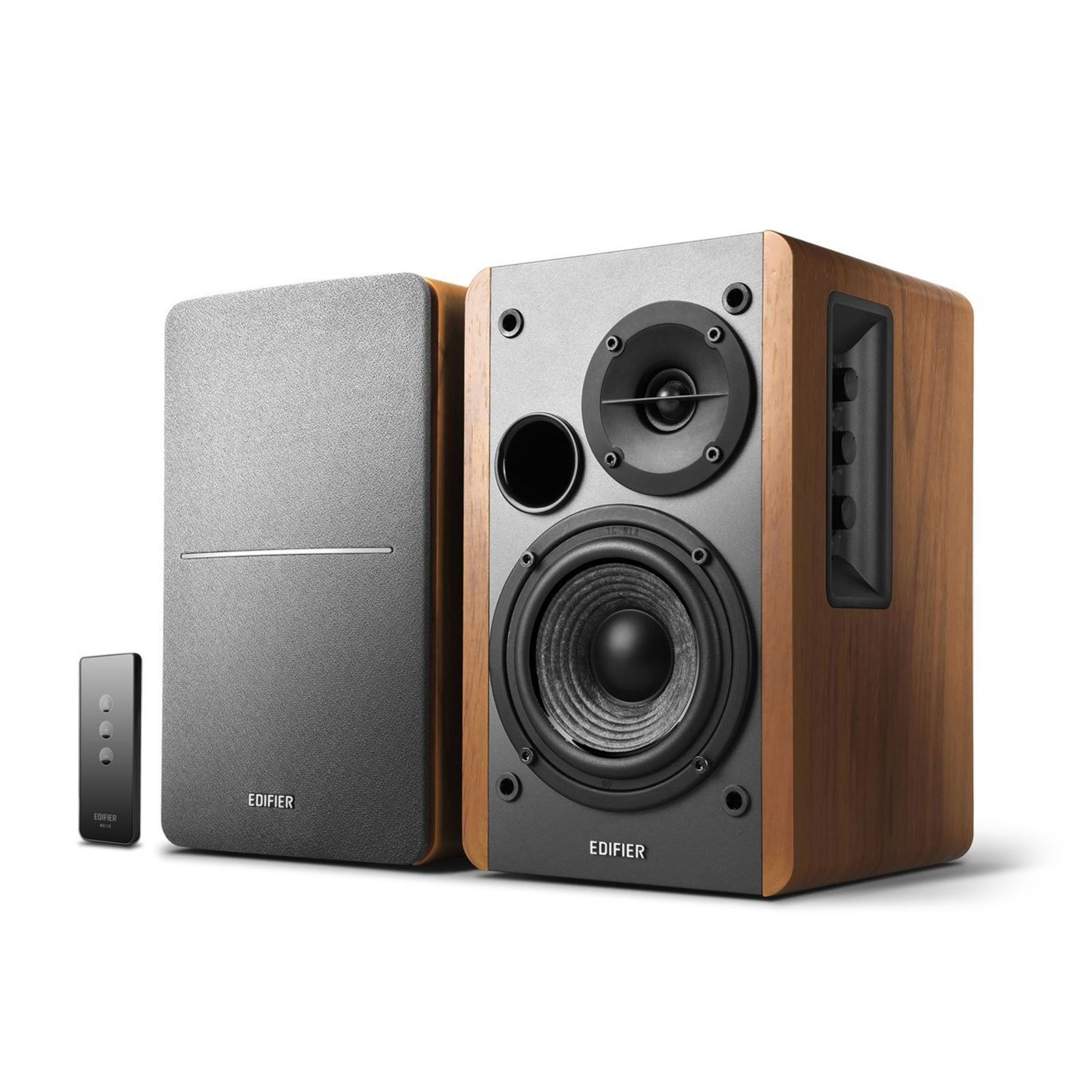 Edifier R1280T 21W 2.0 Channel Auxiliary, RCA Bookshelf Speaker - Brown
