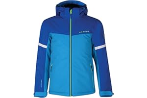 Dare 2b Childrens/Kids Obscure Waterproof Ski Jacket (3-4 UK) (Fluro Blue/Oxford Blue)