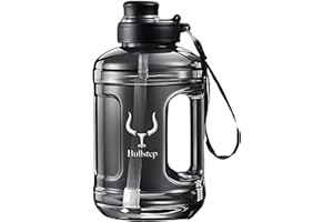 Bullstep® - Botella agua gimnasio sin BPA y BPS | Botella Gym 1,5 Litros Antigoteo | Botella Agua Deporte Ultra Resistente | Water Bottle Cantimplora Gym Versatil