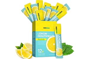 Munsköljning 10 ml × 20 st, mun engångs & bärbar, ger frisk andning, skyddar tänderna och rengör munvård, praktisk på språng