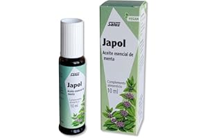 Salus - Japol Aceite de Menta Japonesa - Complemento Alimenticio - 10 ml - Ayuda a las Vías Respiratorias y Combate el Dolor Muscular - Elaborado 100% con Aceite Esencial de Menta Japonesa