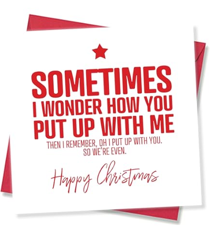 PC569 Even Santa Thinks You're A Dick Funny Christmas Card For Friend Coworker Boyfriend