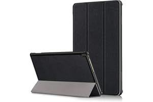 XITODA Funda para Lenovo Tab M10 TB-X605F / TB-X605L / TB-X505F / TB-X505L - Protección de PU Cuero Carcasa para Lenovo Tab M10 Funda con Stand,*Negro