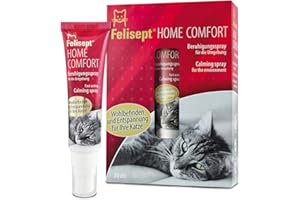 Felisept Home Comfort Spray Calmante Per L'Ambiente 30 ml Con erba gatta naturale senza feromoni gatto Benessere E Relax Per Il Gatto Spray calmante gatto Tranquillanti gatto