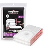 Compactor - Lot De 2 Sacs De Rangement Sous Vide De Voyage Taille S, 50 X 35 Cm, Sacs Sous Vide Manuels