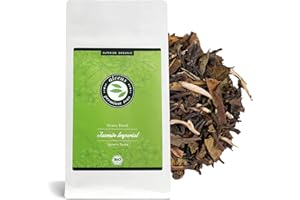 ‎ALVEUS "Jasmin Imperial" Jasmintee Lose Bio Völlig Neu Erfunden, 4 Premium Grüne und Weiße Tees, Ohne Aroma Zusatz, 100 Gramm (ca. 40 Tassen) von alveus