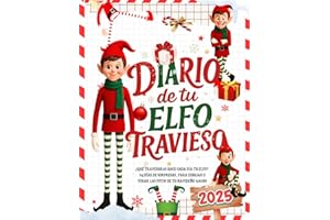 Diario de tu Elfo Travieso: ¿Qué ha hecho hoy tu elfo? Registra en este diario mágico todas las travesuras de tu elfo esta Navidad. Kit completo para ... Para niños y niñas de entre 4 y 10 años