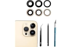 Dakexiong Linse für iPhone 14 Pro/iPhone 14 Pro Max, Ersatz für die Glaslinse der hinteren Kamera, Kratzfest und wasserdicht, Reparaturwerkzeug-Set
