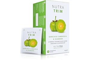 NUTRATRIM - Trim Tea | Detox Tea - Aids in Digestion & Controls Sugar Cravings - 20 Enveloped Tea Bags - By Nutra Tea - Herbal Tea