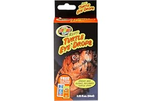 Zoo Med Tratamiento Ocular para Reptiles, Gotas Limpiadoras Oculares para Tortugas y Reptiles, para Ojos Doloridos o Enfermedades Oculares, 64 ml