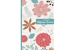 Agenda Telefónica Abecedario: Libreta de direcciones y contactos telefónicos ordenación de la A-Z | 320 registros |Listín telefónico Formato A5