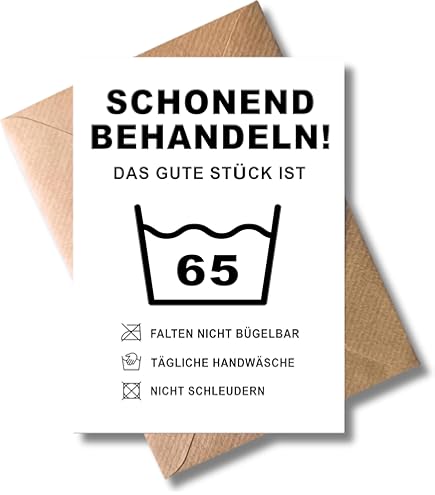 65. Geburtstagskarte Mit Geschenkturm – 22,9 X 15,2 Cm Große Glückwunschkarte Für Sie & Ihn