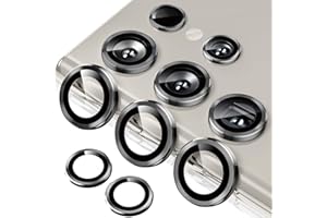 ToVioc Kamera Schutzfolie Kompatibel mit Samsung Galaxy S24 Ultra 5G, [Anti-Kratzfest] [HD] [Keine Blasen] Linseschutzfolie für Samsung Galaxy S24 Ultra 5G - Grau