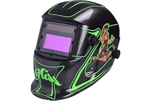 nuzamas Funciona con energía Solar Auto oscurecimiento Soldadura Casco máscara de Soldadura Cara protección para ARC TIG Mig de Molienda de Corte por Plasma con Pantalla