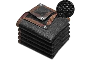 SDLDEER Voile d'ombrage - 2 x 6 m - Protection solaire - 40 % protection solaire - Pour terrasse et jardin - Avec œillets de protection UV - Rectangulaire - Filet d'ombrage pour balcon, pergola, serre