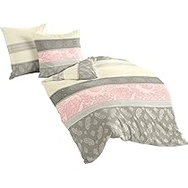 ALANA Bettwäsche-Set aus Musselin, mauve, 155 x 220 80 x 80 cm, 1 St dauerhaft günstig online