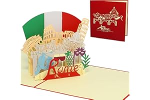 LINPOPUP®, Kartka pop-up Rzym – Włochy voucher podróżny, kartka pop-up, kartka urodzinowa pop-up, kartka urodzinowa pop up, bon upominkowy na wycieczkę po mieście, kartki z życzeniami Włochy Rome,