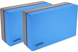 Umi Yoga Blocks High Density Lightweight Firm Yoga Bricks EVA Foam Yoga Support Blocks