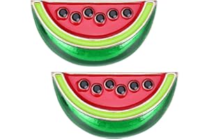 BESPORTBLE Słodkie broszki z arbuza – zabawne przypinki z kreskówki dla kobiet i mężczyzn, idealne do swetrów, szali i kardiganów, 3.50X1.80X1.00CM, Metal, No Gemstone