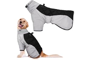YSQEVN Cappottino per Cani Invernale Giacca per Cani Impermeabili Gilet Antivento per Cani Calda con Imbracatura per Cani Piccola Media Taglia XL