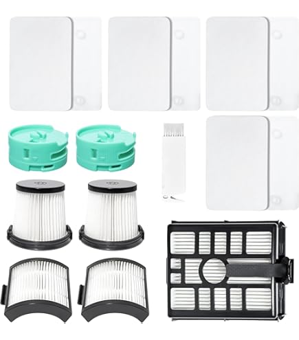 Home Times Filtre HEPA compatible avec les aspirateurs Shark IW3611/IW1611 IW3612, 1 kit de préfiltre de base, 4 mousses de base, 2 cartouches anti-odeurs Home Times Filtre HEPA compatible avec les aspirateurs Shark IW3611/IW1611 IW3612, 1 kit de préfiltre de base, 4 mousses de base, 2 cartouches anti-odeurs